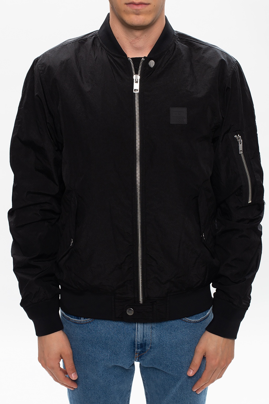 Diesel bomber jacket clearance black